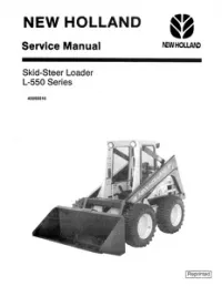 New Holland L553 L554 L555 L565 Deluxe Skid Steer Loader Repair Service Manual preview