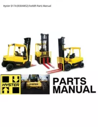 Hyster D174 (R30XMS2) Forklift Parts Manual preview