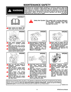 Bobcat MT85 Mini Track Loader service manual