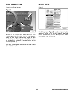 Bobcat PCF64 Plate Compactor service manual