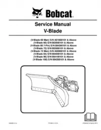 Bobcat V-Blade Service Repair Manual preview