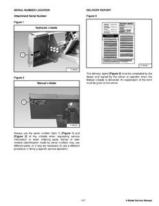 Bobcat V-Blade service manual