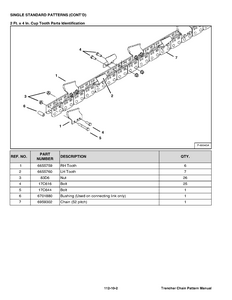 Bobcat LT414 Trencher Chain Pattern manual pdf