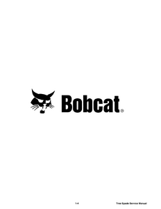 Bobcat Tree Spade service manual