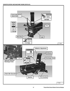 Bobcat 3SB Three-Point Snow Blower manual pdf