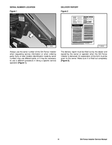 Bobcat Silt Fence Installer service manual