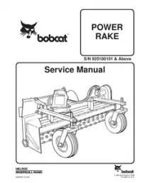 Bobcat Power Rake Service Repair Manual preview