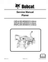 Bobcat Planer Service Repair Manual #3 preview
