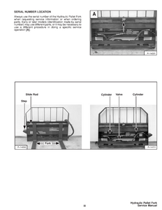Bobcat Hydraulic Pallet Fork service manual