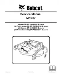 Bobcat Mower Service Repair Manual preview