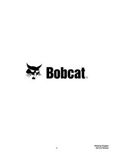 Bobcat Rotating Grapple service manual