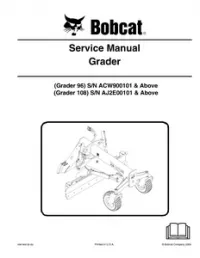 Bobcat Grader 96 & 108 Service Repair Manual preview