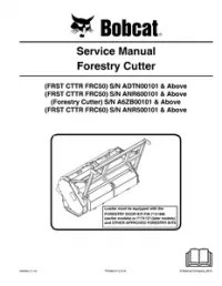 Bobcat Forestry Cutter Service Repair Manual #1 preview