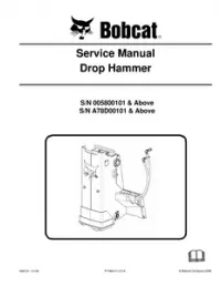 Bobcat Drop Hammer Service Repair Manual preview