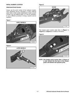 Bobcat 1180 HB Series Hydraulic Breaker service manual