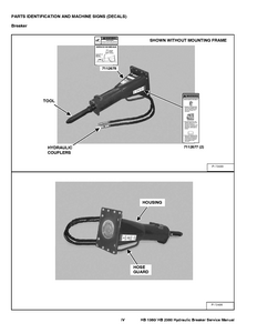Bobcat HB2380 Hydraulic Breaker manual
