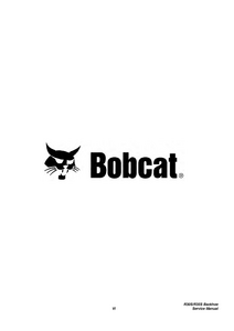Bobcat R35S Backhoe manual