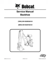 Bobcat 7BH   9BH Backhoe Service Repair Manual preview