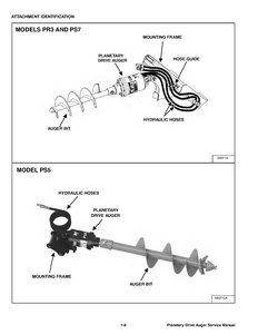 Bobcat PS5 Planetary Drive Auger manual pdf
