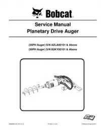 Bobcat 35PH   50PH Planetary Drive Auger Service Repair Manual preview