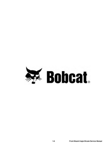 Bobcat FMAB70 Front Mount Angle Broom manual