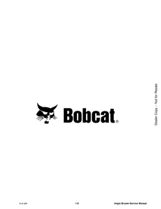 Bobcat Angle Broom manual