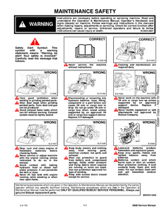 Bobcat 5600 Toolcat Utility Work Machine service manual