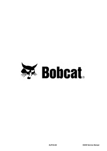Bobcat E55W Excavator service manual