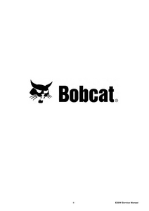 Bobcat E55W Excavator manual
