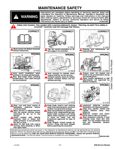 Bobcat E50 Compact Excavator service manual