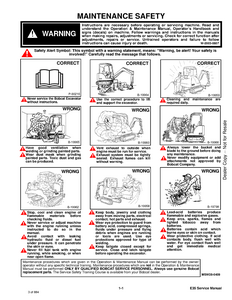 Bobcat E35 Compact Excavator service manual