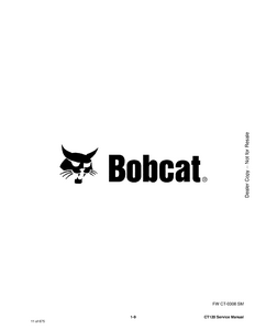 Bobcat CT120 Compact Tractor manual