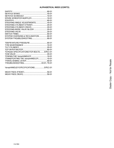 Bobcat V623 VersaHandler service manual