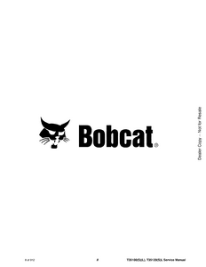 Bobcat T35120SL Telescopic Handler manual