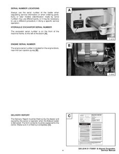 Bobcat X320 Hydraulic Excavator manual