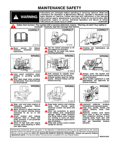 Bobcat 316 Mini Excavator service manual