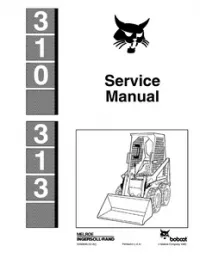 Bobcat 310  313 Skid Steer Loader Service Repair Manual preview