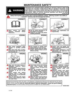 Bobcat 220 Excavator service manual