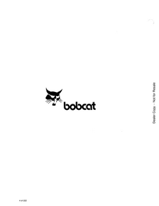 Bobcat 130 Hydraulic Excavator manual pdf