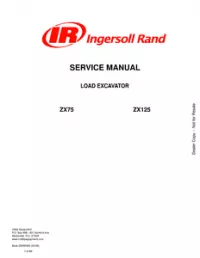 Bobcat ZX75   ZX125 Excavator Service Repair Manual preview