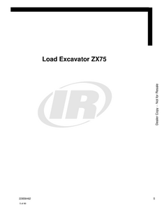 Bobcat ZX125 Excavator manual