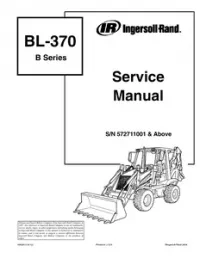 Bobcat BL-370 B-Series Backhoe Loader Service Repair Manual (BL370  S/N 572711001 & - Above preview