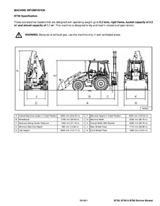 Bobcat B780 Backhoe Loader service manual