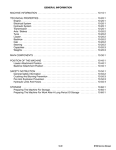 Bobcat B700 Backhoe Loader manual pdf