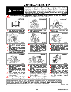 Bobcat S630 Skid Steer Loader service manual