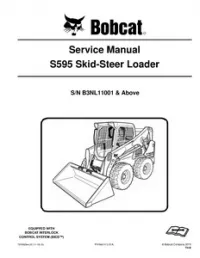 Bobcat S595 Skid-Steer Loader Service Repair Manual (S/N B3NL11001 & - Above preview