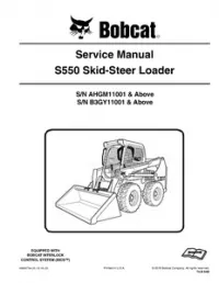 Bobcat S550 Skid-Steer Loader Service Repair Manual (S/N AHGM11001 & Above   S/N B3GY11001 & - Above preview