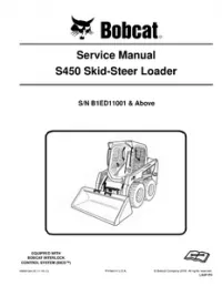 Bobcat S450 Skid-Steer Loader Service Repair Manual (S/N AV9V11001 & Above  B1E611001 & - Above preview