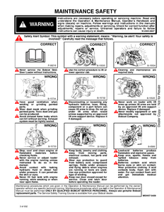 Bobcat S205 Skid Steer Loader service manual