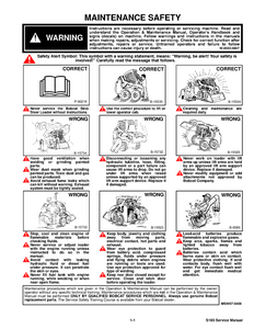 Bobcat S185 Skid Steer Loader service manual